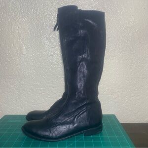 Alice + Olivia By Stacey Bendet Black Leather Boots SZ 7